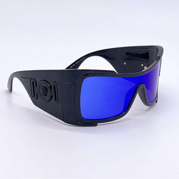 NEW MAXI MEDUSA BIGGIE SHIELD SUNGLASSES VERSACE VE4451 GB1/55 UNISEX NEW main image 5